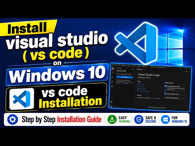 How to download and Install Visual Studio Code on Windows 10