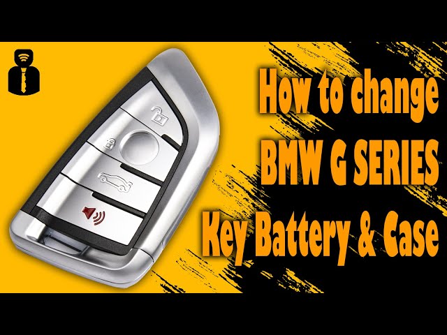 How To Replace The Case / Shell and Battery of a BMW G Series Key (2016-2024)