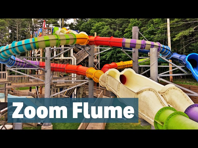 All Water Slides at Zoom Flume Water Park in New York! 2026 POV