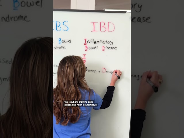 IBS vs. IBD #RN #BSN #futurenurse
