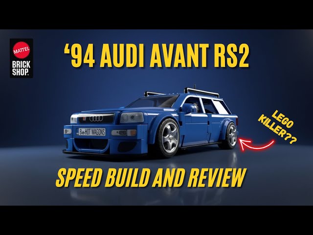 Mattel Brick Shop Audi Avant RS2 - Has LEGO lost their Dominance?