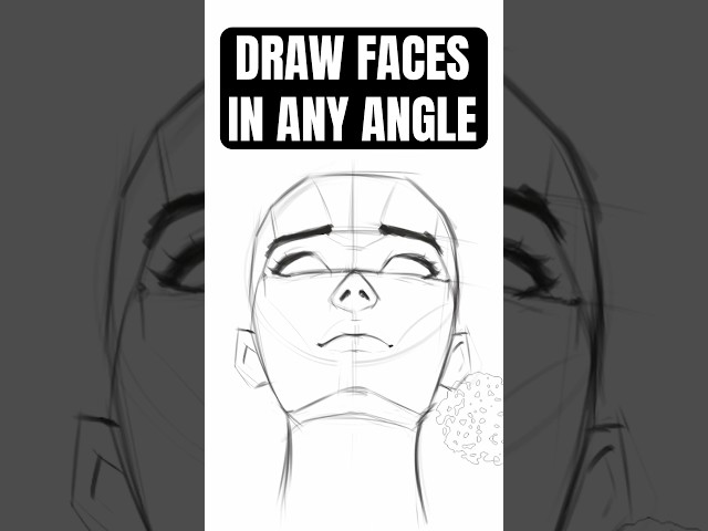 BEST 3 TIPS for Drawing Better Faces in ANY ANGLES!!