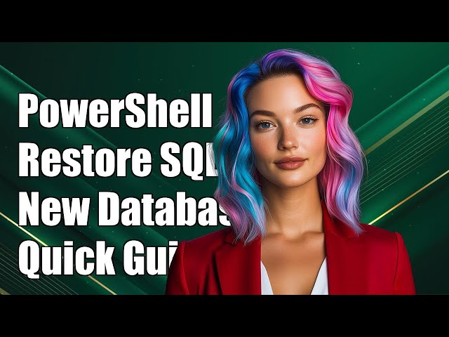 Powershell restore SQL Server database to new database