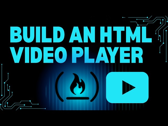 Build an HTML Video Player | freeCodeCamp Responsive Web Design | Complete Tutorial
