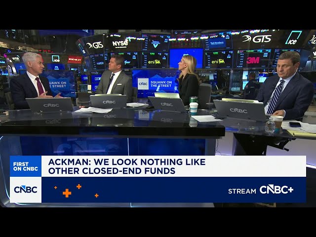 Pershing Square CEO Bill Ackman: We look nothing like other closed-end funds