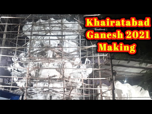 Khairatabad Ganesh 2021 Making | India's Biggest Ganesh Making | Khairatabad Ganesh 2021