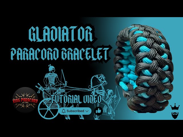 How to Make a Gladiator Paracord Bracelet | Step-by-Step Tutorial #paracordbracelet #diy #handmade