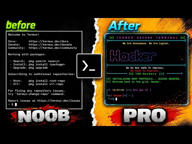 Termux Cool Banner ☠️ | Set Your Name In Termux | Termux Eye-catching Banner 👀 |