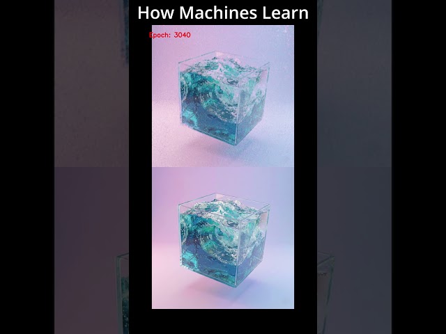 Neural Network Visualization: 0 to 5000 Epochs #coding #shorts #ai