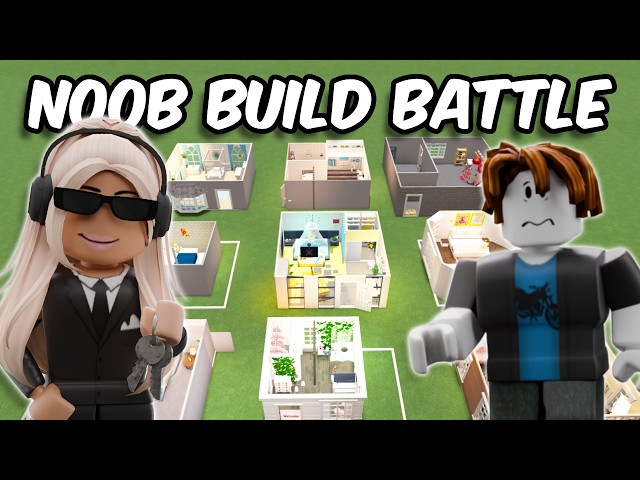 NOOB ONLY BUILD BATTLE in BLOXBURG