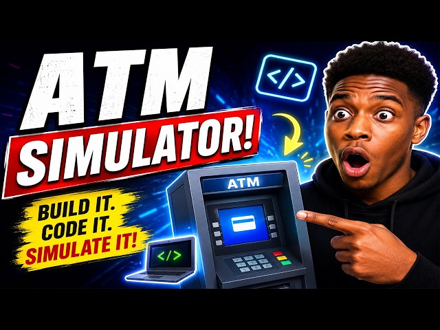 I Built an ATM Simulator From Scratch! 💳💻 | Beginner Coding Project