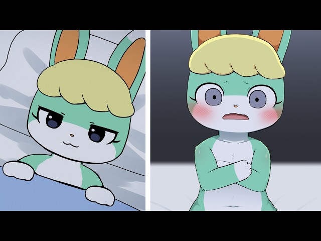 [Animal Crossing] I always take off everything when I sleep.