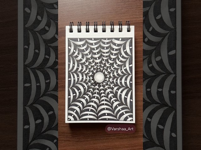 Day 389 - Easy Doodle Art Tutorial #doodle #doodleart #easy #drawing #art #zentangle #zen