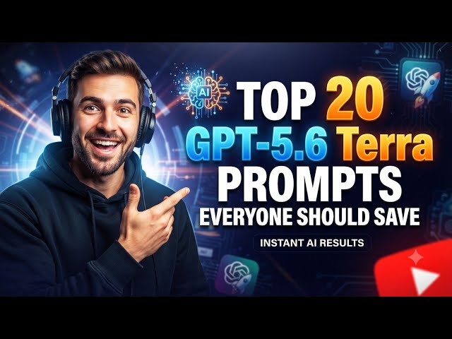 Top 20 GPT-5.6 Terra Prompts Everyone Should Save