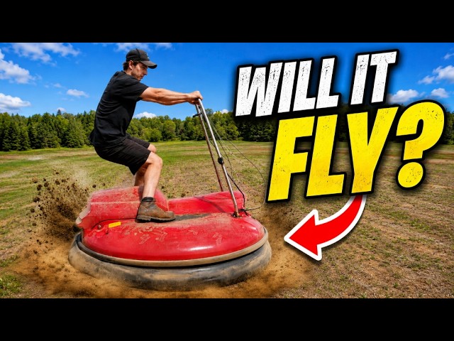 First Ride On The World's First Ever Hoverboard (I Did NOT Expect This)