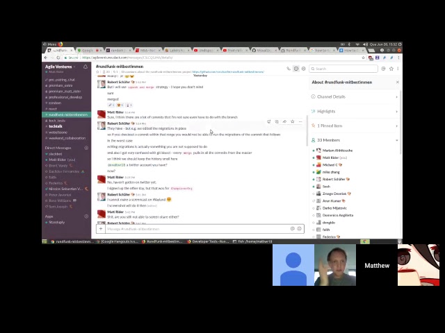 Rundfunk mitbestimmen - pair-programming/meeting