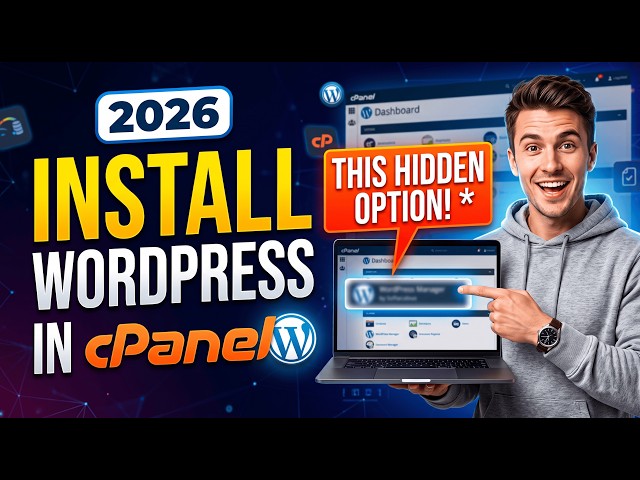 How to Install WordPress in cPanel Step by Step (The Easiest Method 2026)