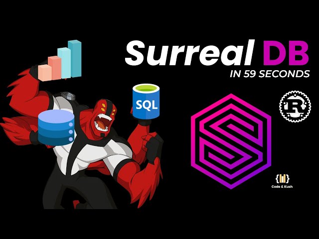 SurrealDB in 59 Seconds — The Everything Database (SQL + NoSQL + Graph)
