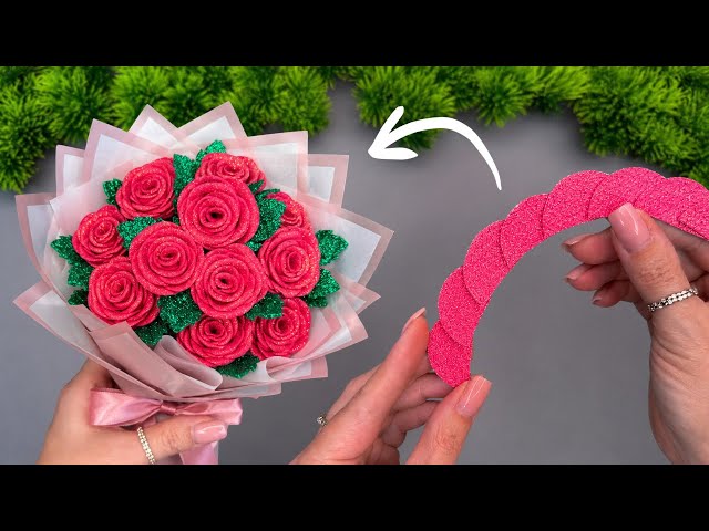 EASY Craft Ideas! ✨ Foam sheet Flowers Tutorial