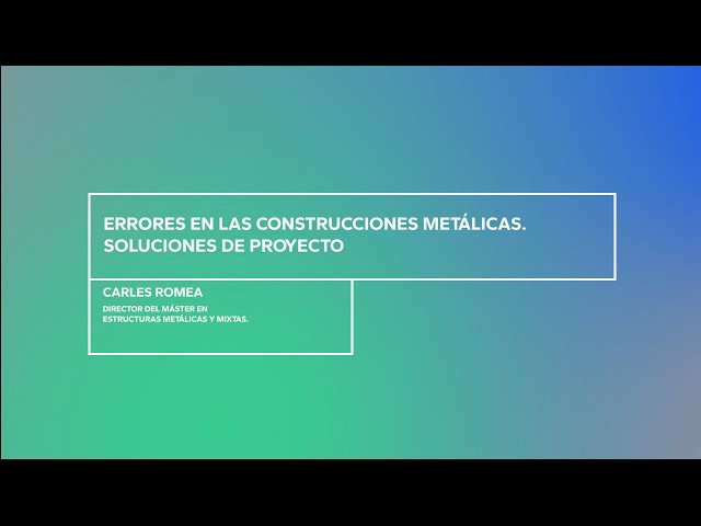 Errors in Steel Construction: Design Solutions