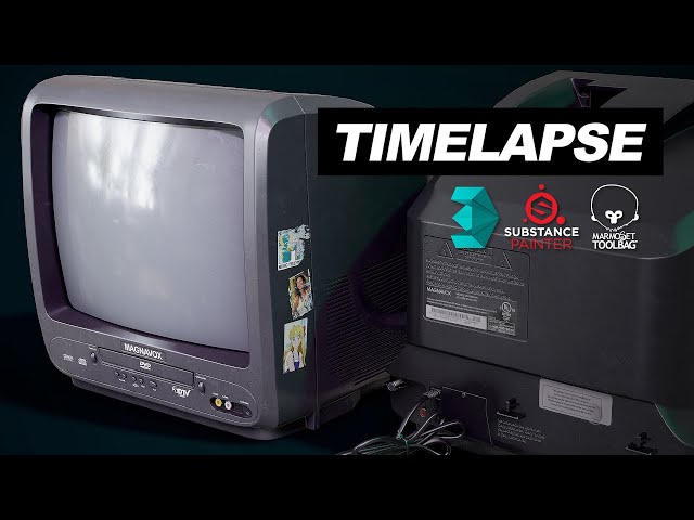 Modeling & Texturing Props for Games - Timelapse