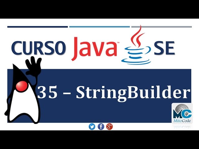 Tutorial Java SE - 35 StringBuilder