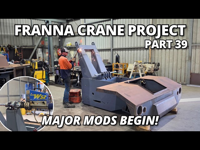 The MAJOR Franna Modifications Begin | Franna Crane Project | Part 39