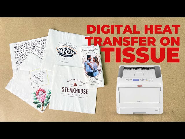 Digital Transfer Printing on Tissue | Napkin