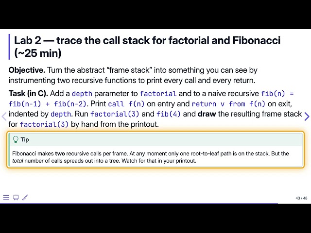 Recursion: Lab Exercises — Data Structures in C