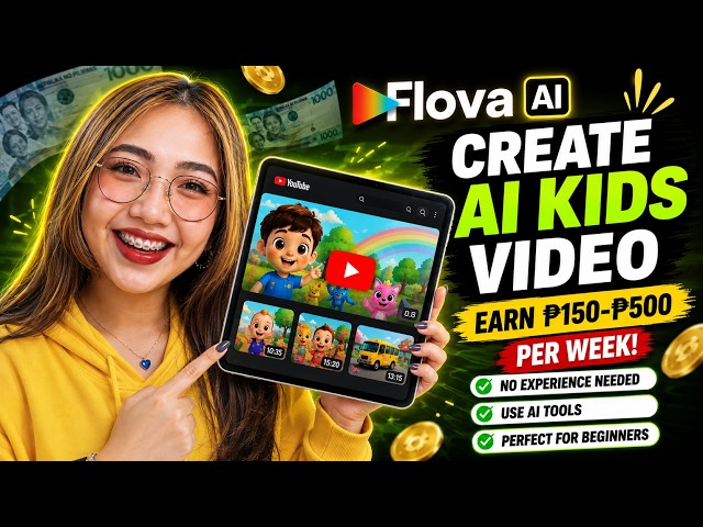 EARN EXTRA by Creating AI Kids Videos (Step-by-Step Tutorial)