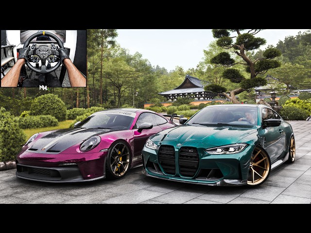 Forza Horizon 6 | BMW M4 G82 Competition & Porsche 911 GT3 | Realistic Drive to the Car Meet