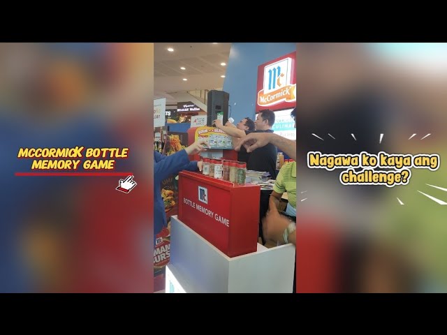 McCormick Bottle Memory Game Challenge! 🧠 Can I Beat It? #viralvideo