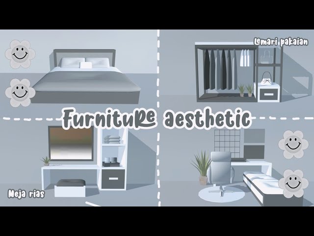 [FURNITURE TUTORIAL] "AESTHETIC FURNITURE EDITION " SAKURA SCHOOL SIMULATOR