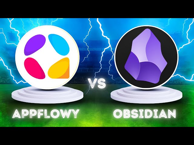 AppFlowy VS Obsidian Comparison - Which one is Better?