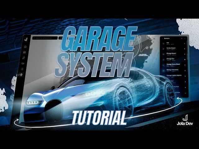 FiveM Best Garage System Installation Guide | ESX, QBCore & Qbox | Jota Dev