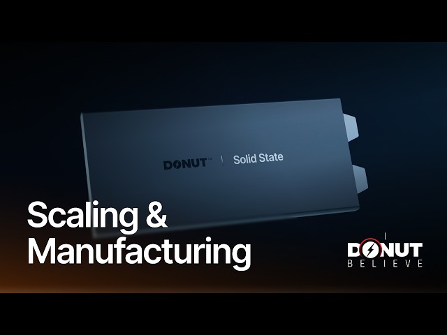 Manufacturing & Scaling | I Donut Believe