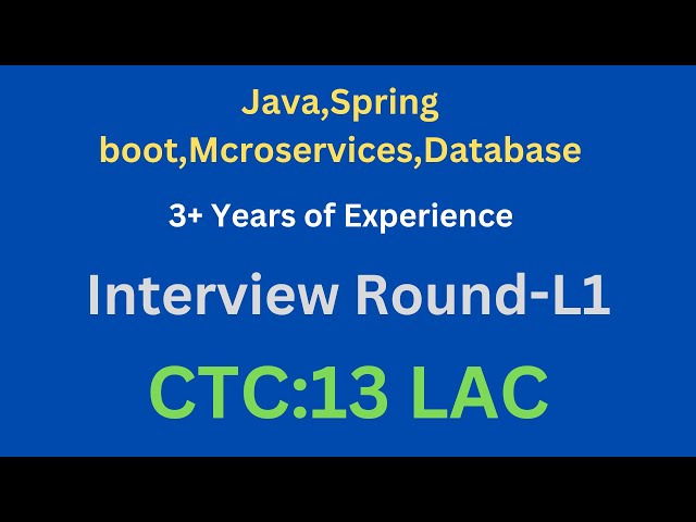 infosys java developer interview questions for 3 years experience | Spring boot | core java
