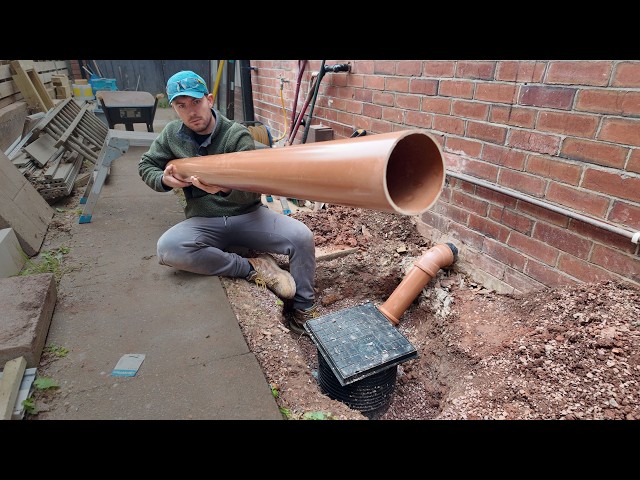 How I Installed a Manhole Into an Existing Drain | Inspection Chamber DIY