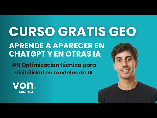 Lesson 6: Technical Optimization for AI - Free GEO Course: Learn how to appear in ChatGPT 🤖