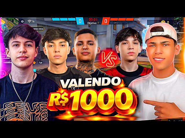 🔥 4X4 APOSTADO VALENDO R$1000! TWO9, MANOMAX e ELTIN vs ZANGADO e MANDELA – CLIMA PESOU NO FINAL!