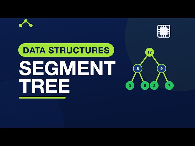 Segment Tree — Build, Query, Point-Update — Data Structures in C | 20.8