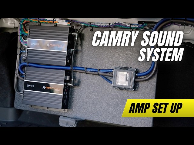 Toyota Camry Sound System Installation: Part 2 (Amplifier Set Up & Tuning) #caraudio #soundsystem