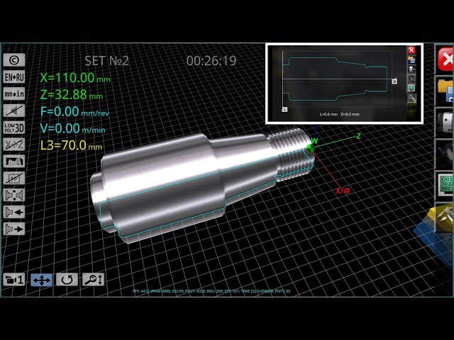 Mobile Programing in CNC Simulator (CNC Lathe)