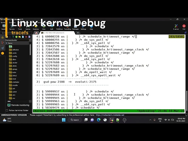 Linux kernel debug using tracefs |  Tracing Linux kernel functions | Debug Linux kernel with tracefs