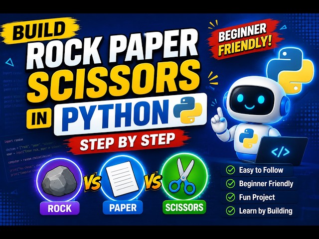 How to Build Rock Paper Scissors in Python | Beginner Python Project