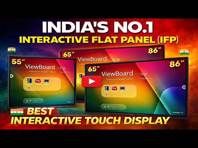 Best Smart Board for Classrooms & Offices in India 2025 | ViewSonic ViewBoard IFP Review 😲