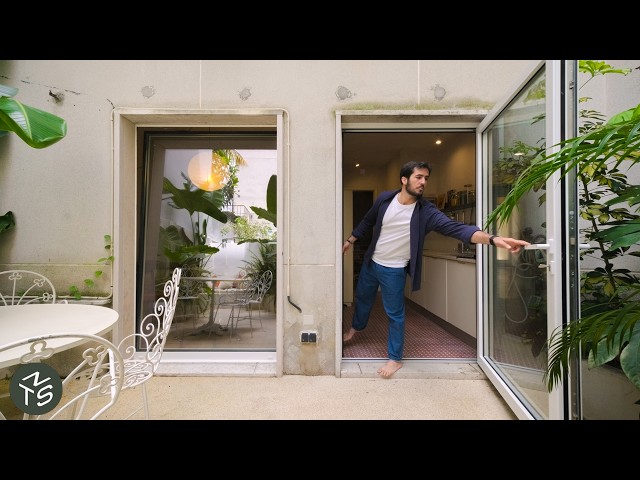 Architect's Small Portuguese Apartment with Lush Courtyard, 50sqm/538sqft