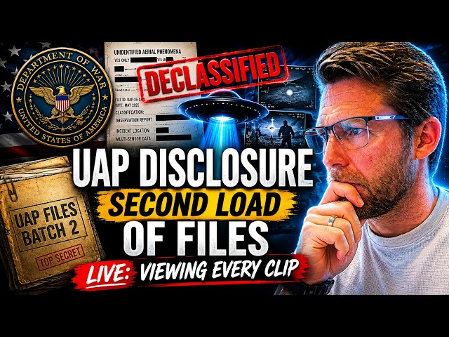 THE SECOND UAP FILE DROP IS HERE… LIVE REACTION
