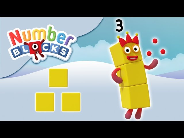@Numberblocks- Meet the Number Three | Learn to Count at Home