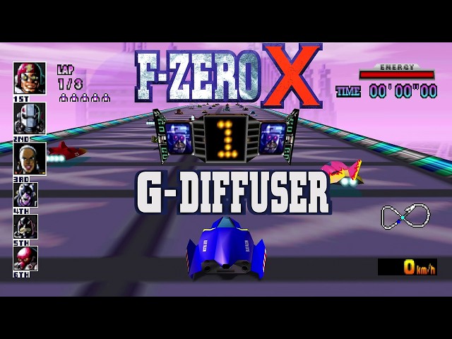 Puerto de PC de F-Zero X Zorkats / Puerto nativo para PC G-Diffuser, juega con muchas mejoras.